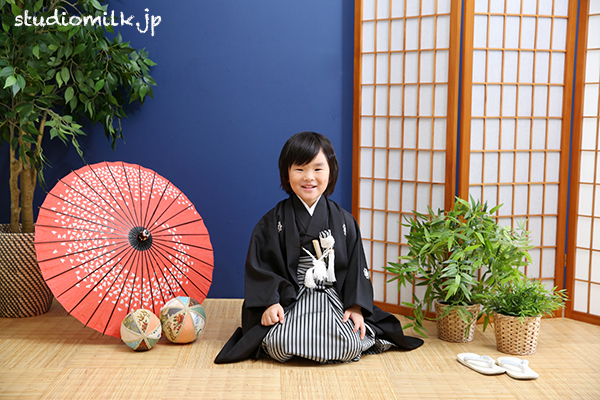 【朝フォト！】5歳七五三記念！おでかけプランで撮影とお参りも！