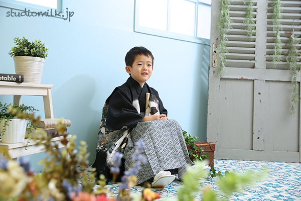 【朝フォト！】七五三の記念写真はお着物でしっかり！