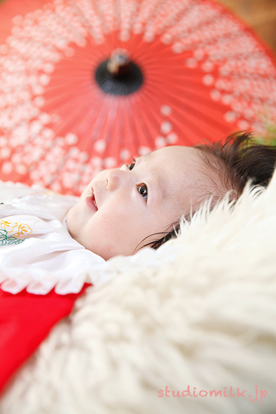 【朝フォト！】studioMilKのベビーフォト！お宮参りの記念撮影