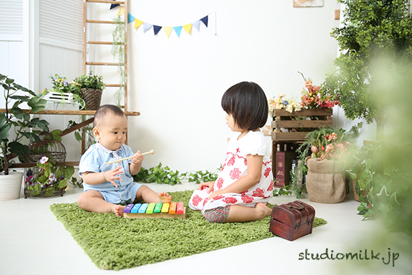 【朝フォト！】3歳七五三記念！ご兄弟フォトも！